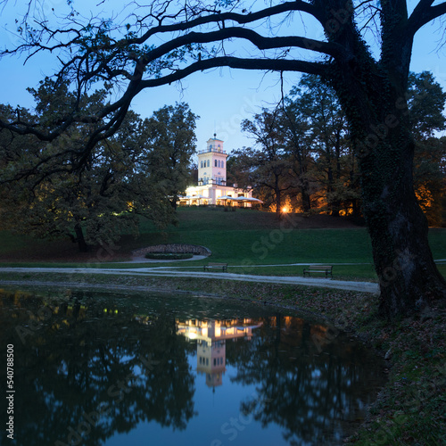  Observation point building in a park, Zagreb, Croatia