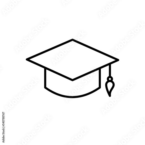 Graduation Cap - vector icon
