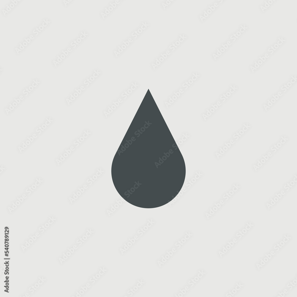 Drop vector icon illustration sign Drop vector icon illustration sign
