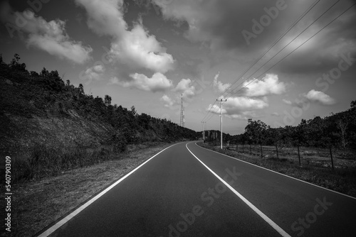 Blackwhite Panorama Photos at batam bintan island Indonesia