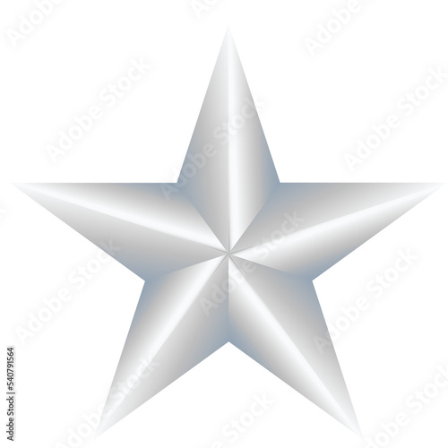 Silver Star Illustration