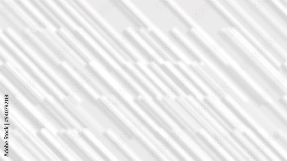 White grey smooth stripes abstract technology geometric background. Seamless looping concept motion design. Video animation Ultra HD 4K 3840x2160