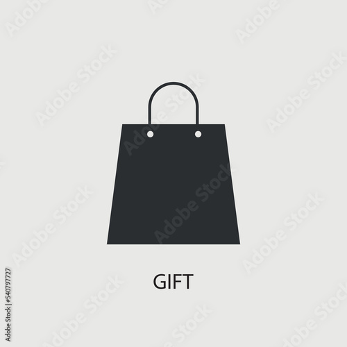 Gift vector icon illustration sign