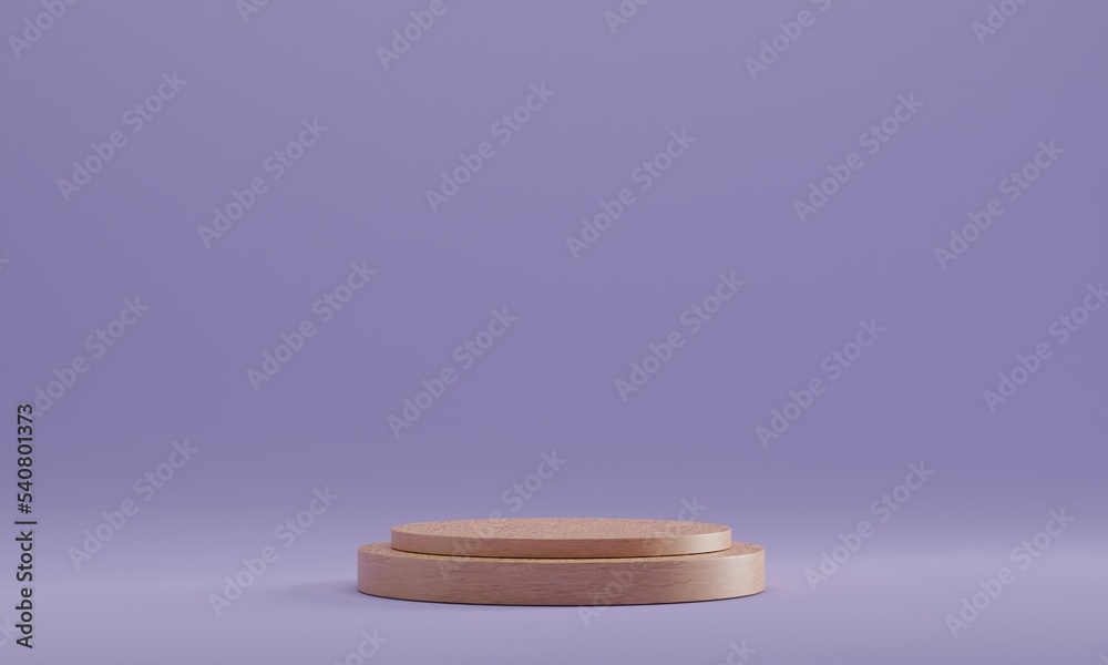 3d rendered cylinder Podium on the floor geometric shapes Platforms for product presentation, mock up Abstract pastel background color. 3d rendered cylinder Podium on the floor geometric shapes Platforms for product presentation, mock up Abstract pastel background color.