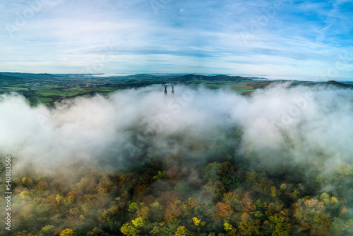 fog in the mountains