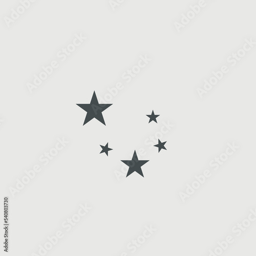 Stars vector icon illustration sign
