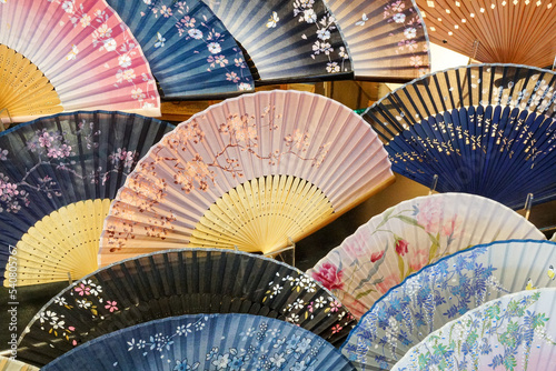 Japanese traditional sensu fans