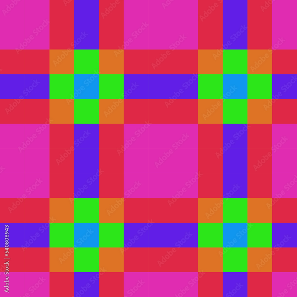 Decorative tartan plaid tiles pattern illustration