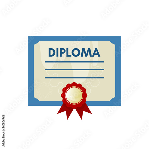 diploma - vector icon