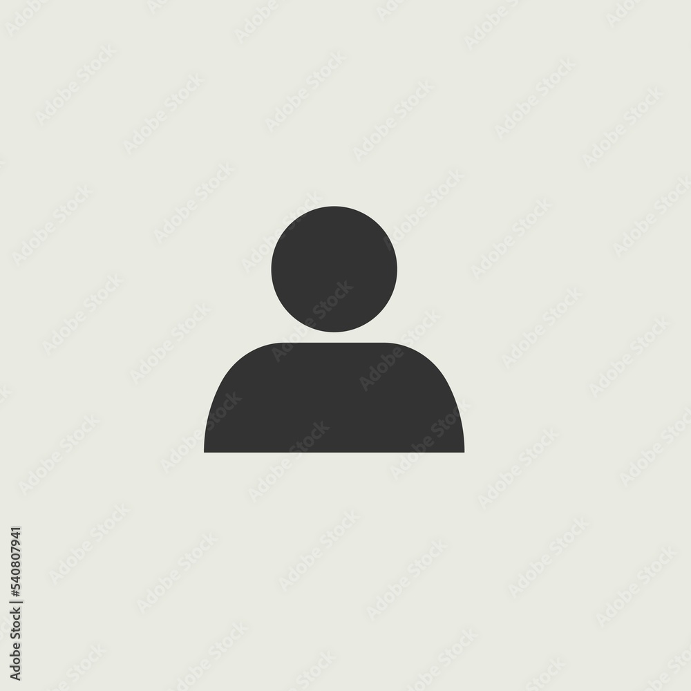 Person vector icon illustration sign Person vector icon illustration sign