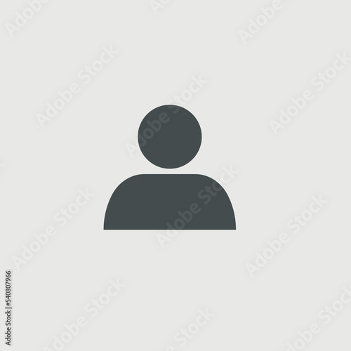 Person vector icon illustration sign