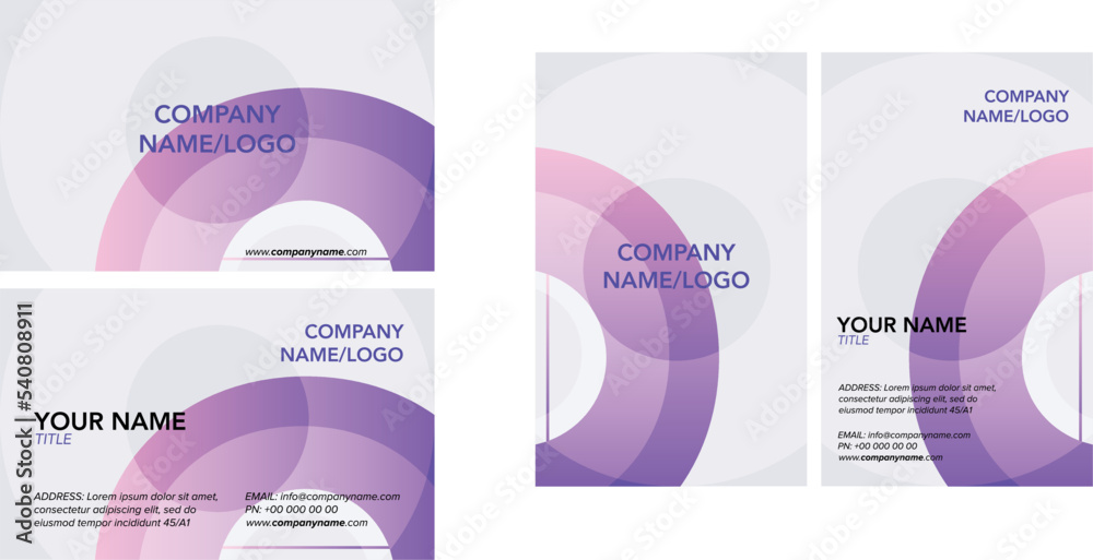 Business card design, 2 size Business card design, 2 size