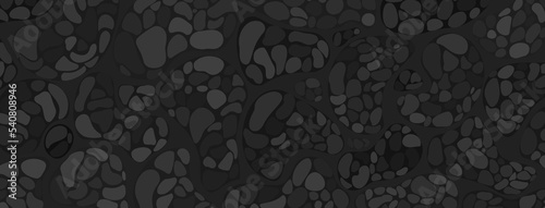 Abstract background made of groups of stones or spots in black colors