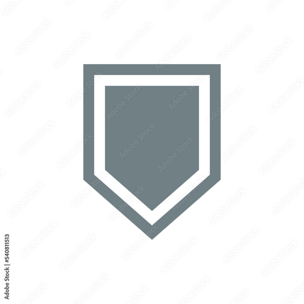 Shield Secure Protection Icon Vector Template Shield Secure Protection Icon Vector Template
