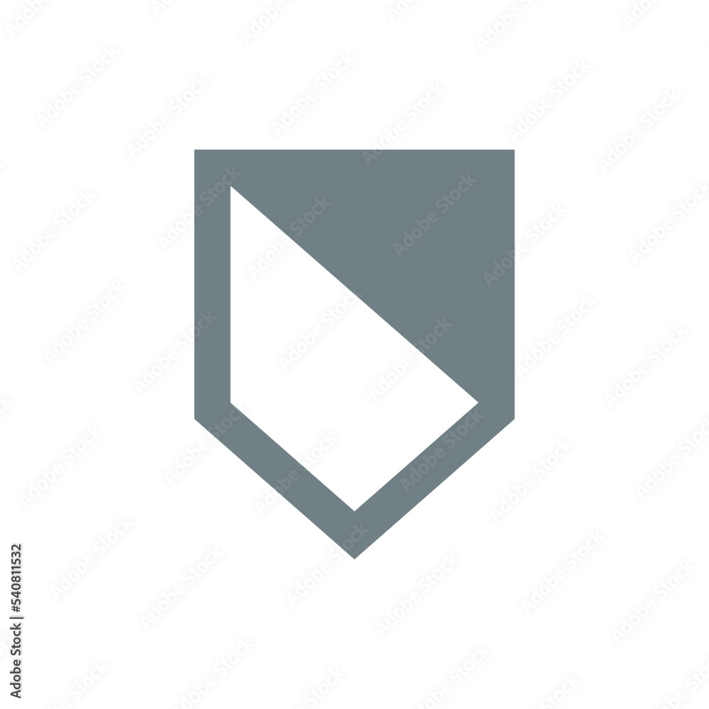 Shield Secure Protection Icon Vector Template Shield Secure Protection Icon Vector Template