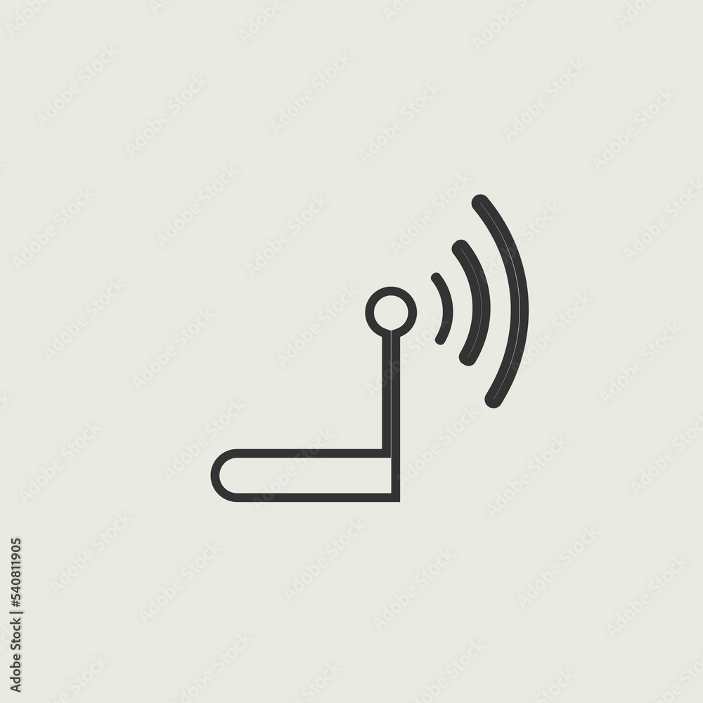 Router internet vector icon illustration sign Router internet vector icon illustration sign