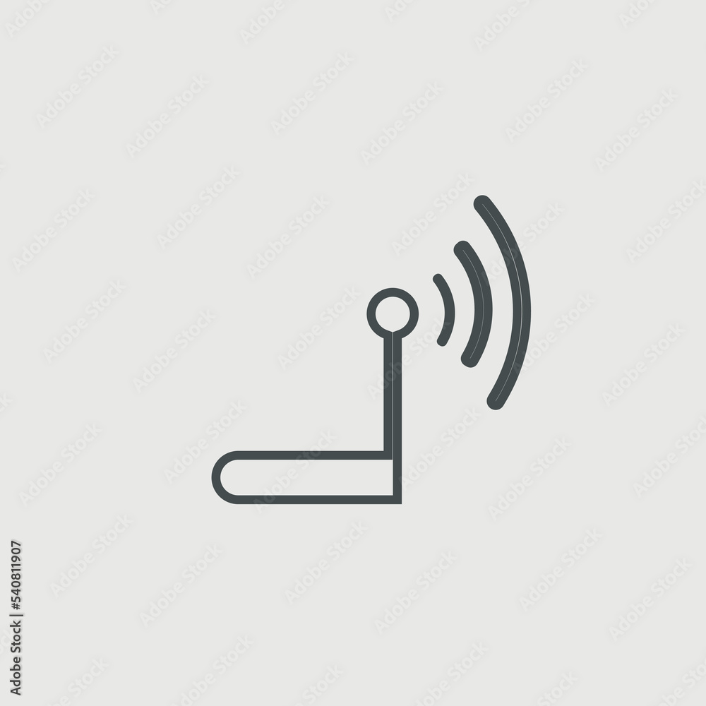 Router internet vector icon illustration sign Router internet vector icon illustration sign