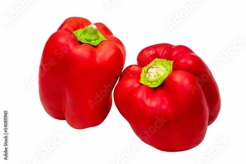 Red Pepper on a white background