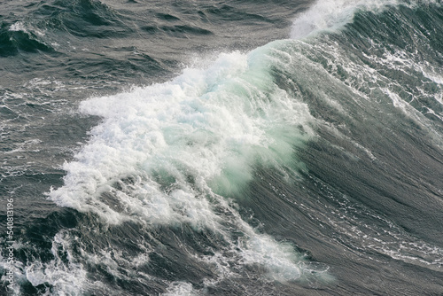 Fototapeta Naklejka Na Ścianę i Meble -  Rolling wave of rough sea