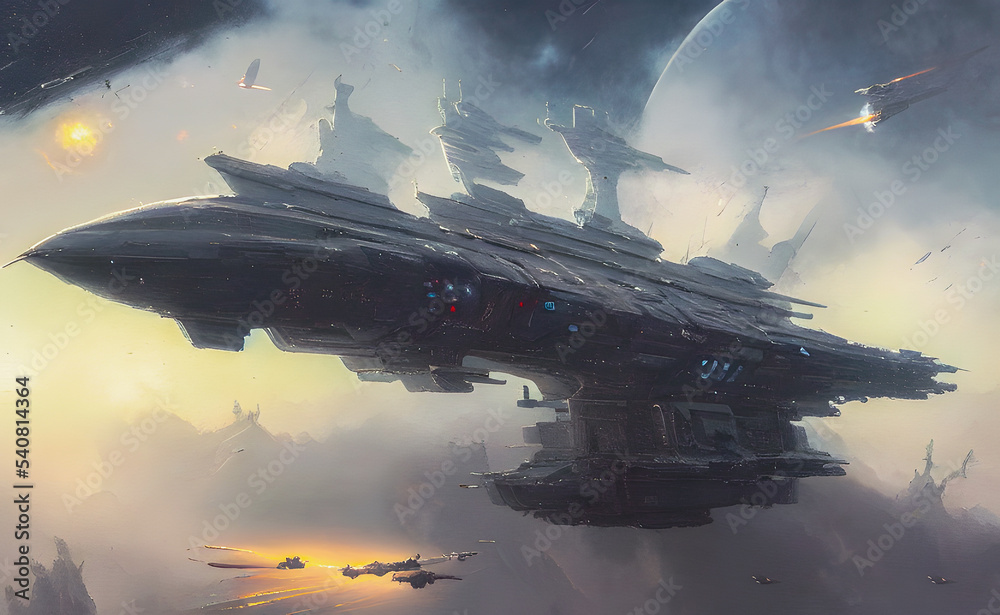Artistic painting concept of spaceship in futuristic landscape, digital art style, illustration background painting. Creative Design, Tender and dreamy design. Artistic painting concept of spaceship in futuristic landscape, digital art style, illustration background painting. Creative Design, Tender and dreamy design.