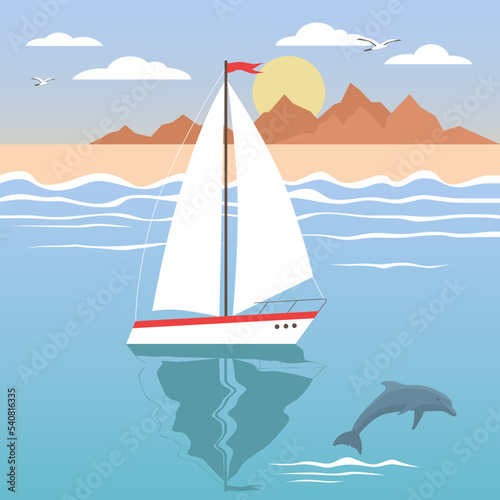 Yacht In The Sea