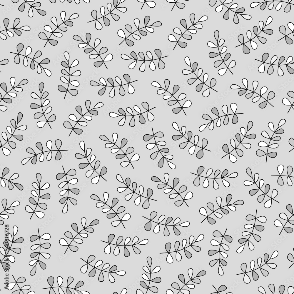 Vector seamless pattern with branches. Cute design for wrappings, textile and backgrounds. Vector seamless pattern with branches. Cute design for wrappings, textile and backgrounds.