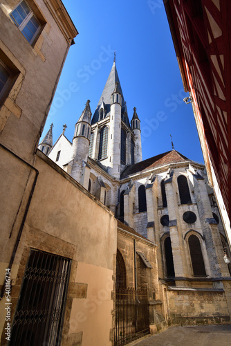 Burgundy, France. Church in Dijon, "Église Notre-Dame de Dijon". August 10, 2022.