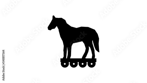 Trojan Horse silhouette
