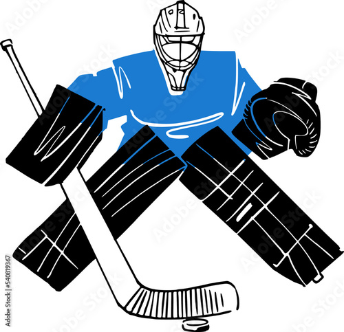hockey player on the ice