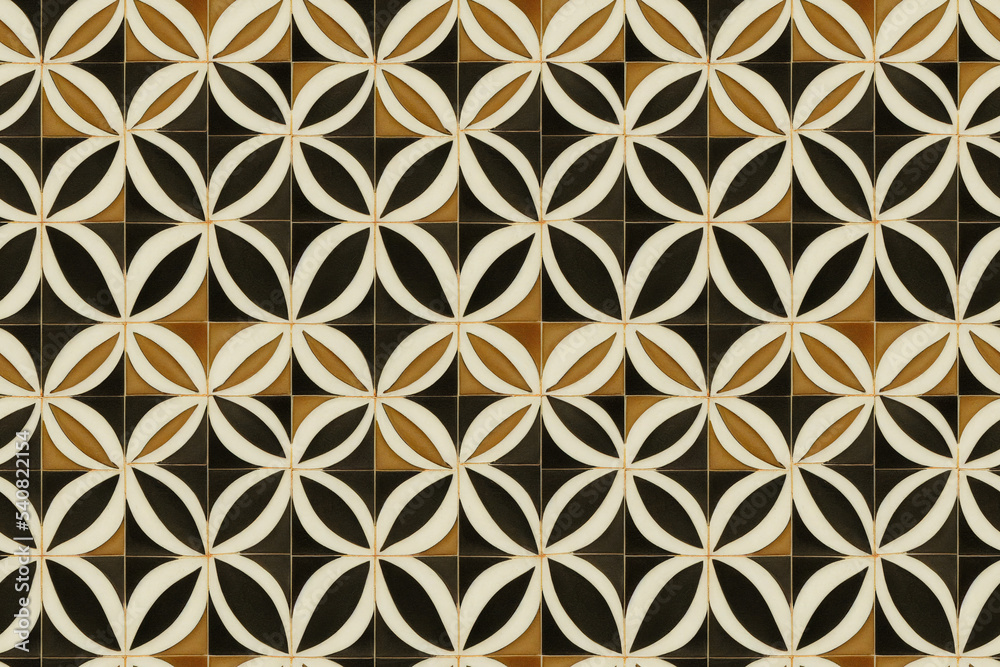 seamless retro color tile pattern
