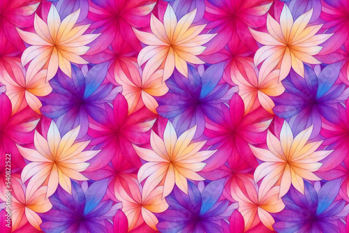 seamless colorful floral pattern © Gbor