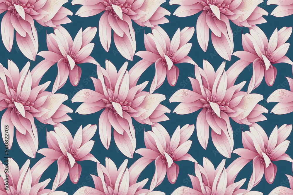 seamless colorful floral pattern