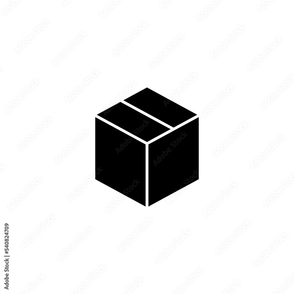 Box icon vector illustration. box sign and symbol, parcel, package Box icon vector illustration. box sign and symbol, parcel, package