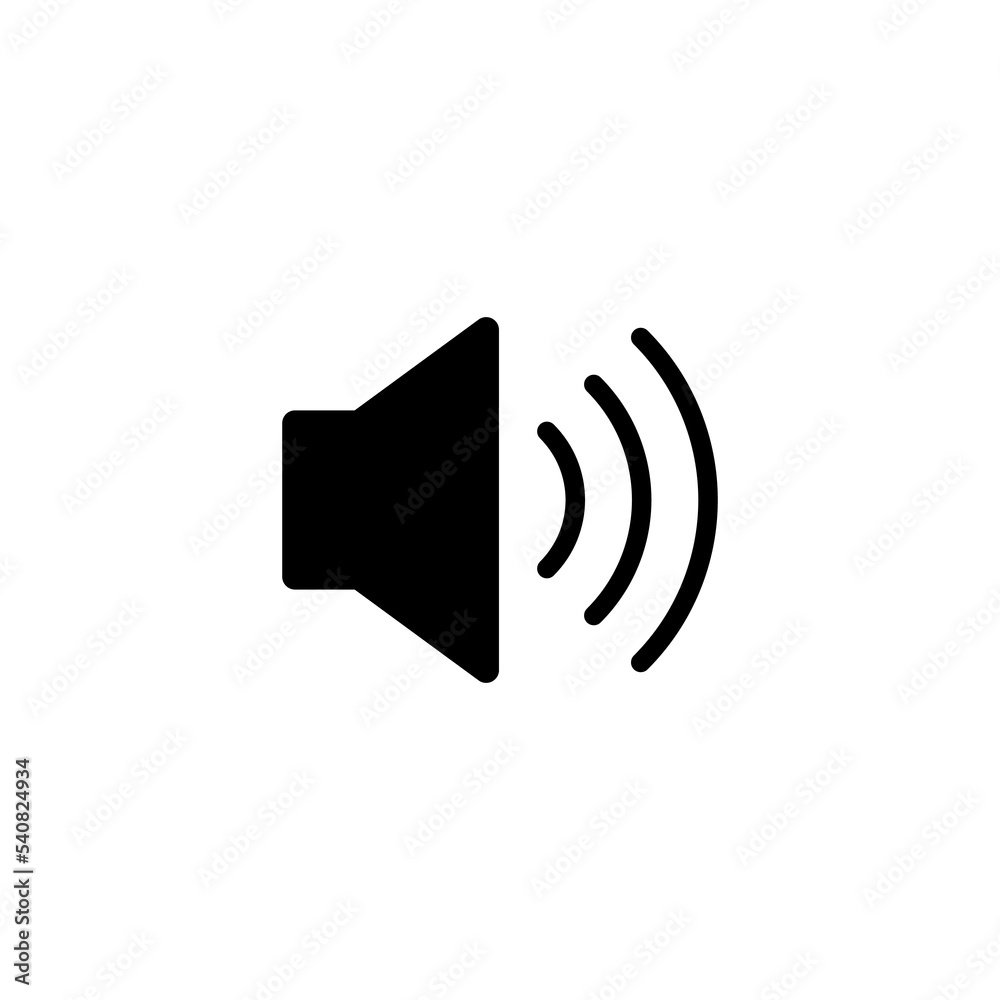 Speaker icon vector illustration. volume sign and symbol. loudspeaker icon. sound symbol Speaker icon vector illustration. volume sign and symbol. loudspeaker icon. sound symbol