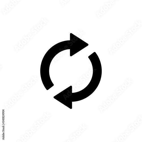 Tableau sur toile Refresh icon vector illustration