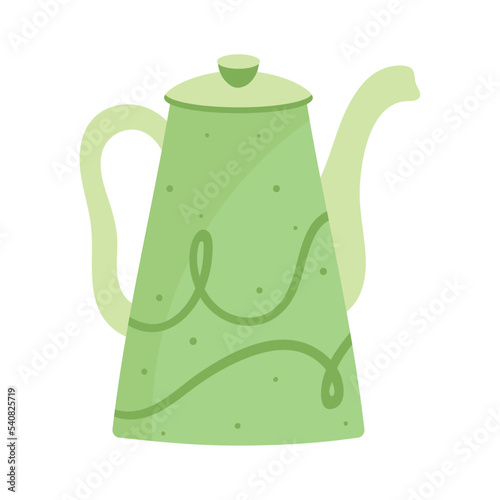 teapot utensil green