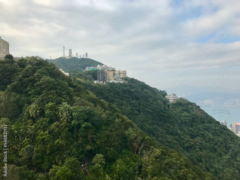 Hong Kong, China, November 2016 - A view of a city