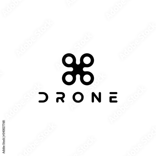 Simple drone logo.