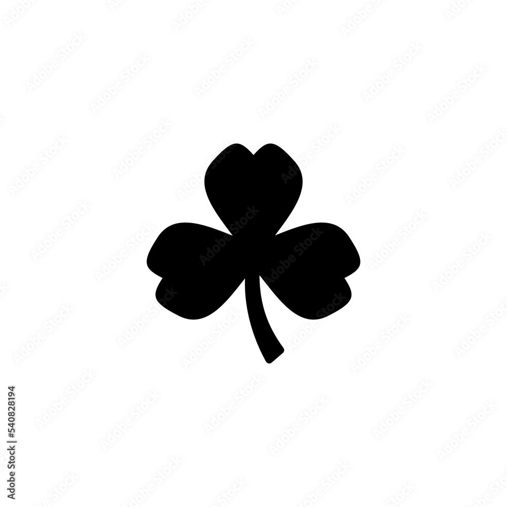 Clover icon vector illustration. clover sign and symbol. four leaf clover icon. Clover icon vector illustration. clover sign and symbol. four leaf clover icon.