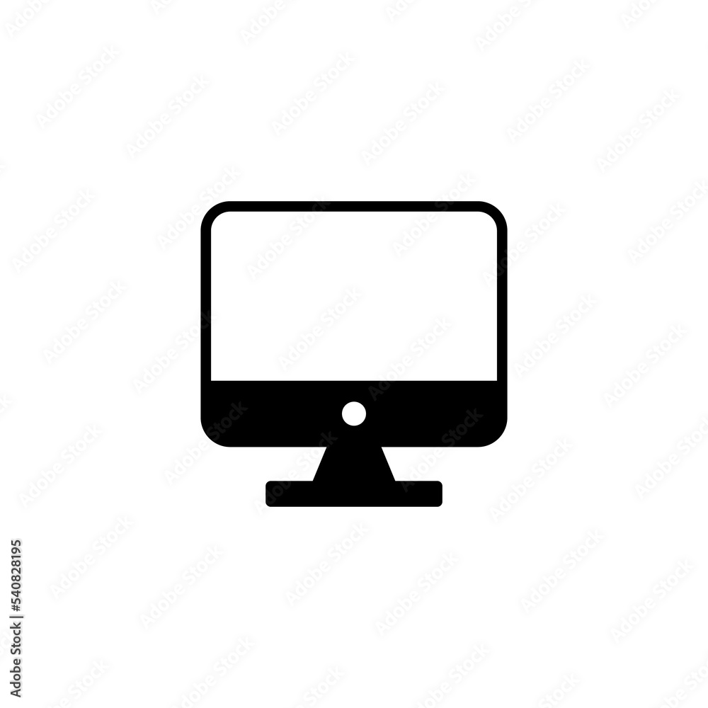 Computer icon vector illustration. computer monitor sign and symbol Computer icon vector illustration. computer monitor sign and symbol