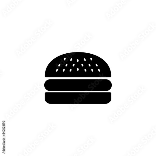 Burger icon vector illustration. burger sign and symbol. hamburger