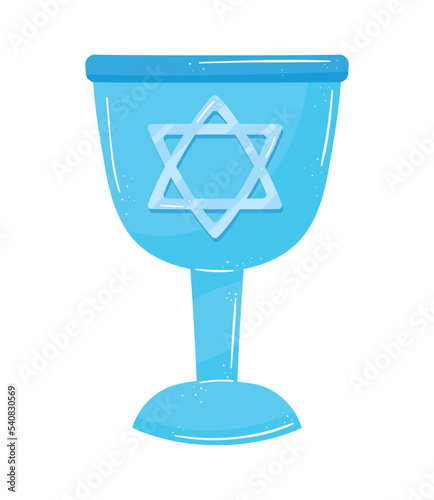 jewish chalice with star