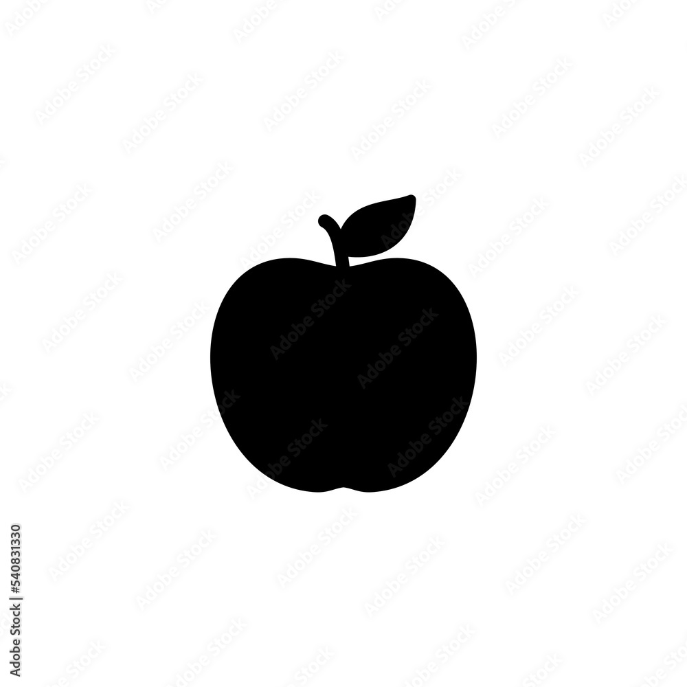 Apple icon vector illustration. Apple sign and symbols for web design. Apple icon vector illustration. Apple sign and symbols for web design.