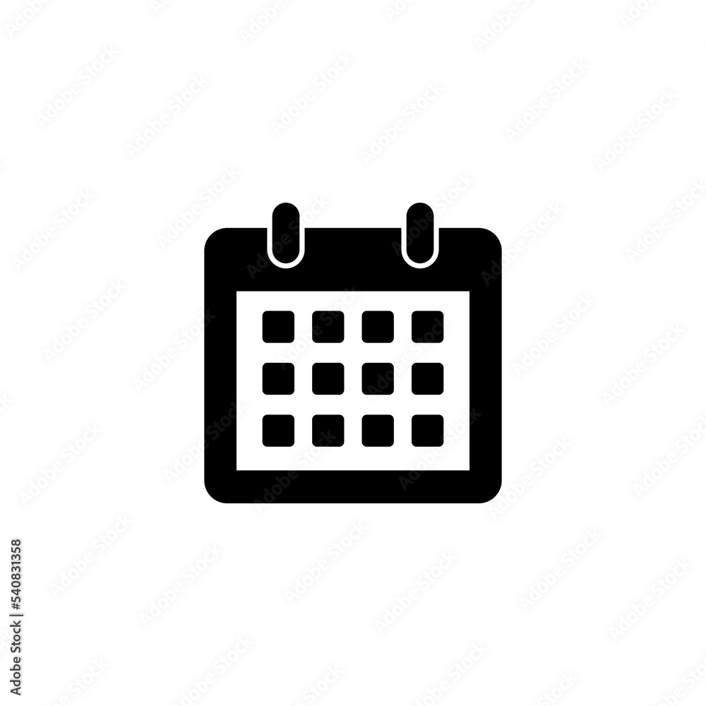 Calendar icon vector illustration. Calender sign and symbol. Schedule icon symbol Calendar icon vector illustration. Calender sign and symbol. Schedule icon symbol