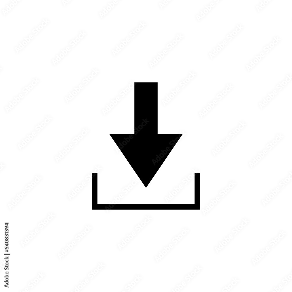 Download icon vector illustration. Download sign and symbol Download icon vector illustration. Download sign and symbol