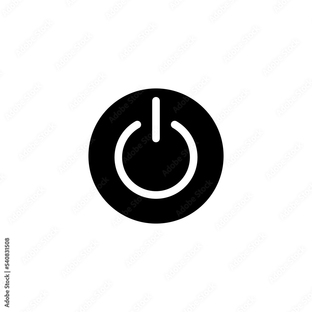 Power icon vector illustration. Power Switch sign and symbol. Electric power Power icon vector illustration. Power Switch sign and symbol. Electric power