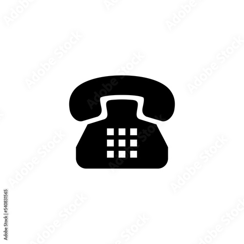 Telephone icon vector illustration. phone sign and symbol