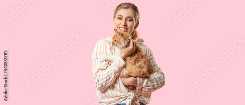 Beautiful young woman with ...