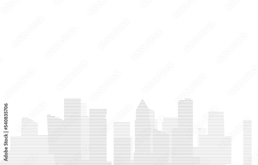 City drawing 3d illustration City drawing 3d illustration