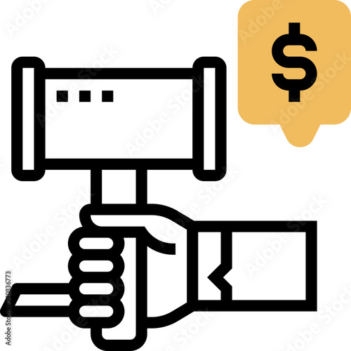 Bidding icon